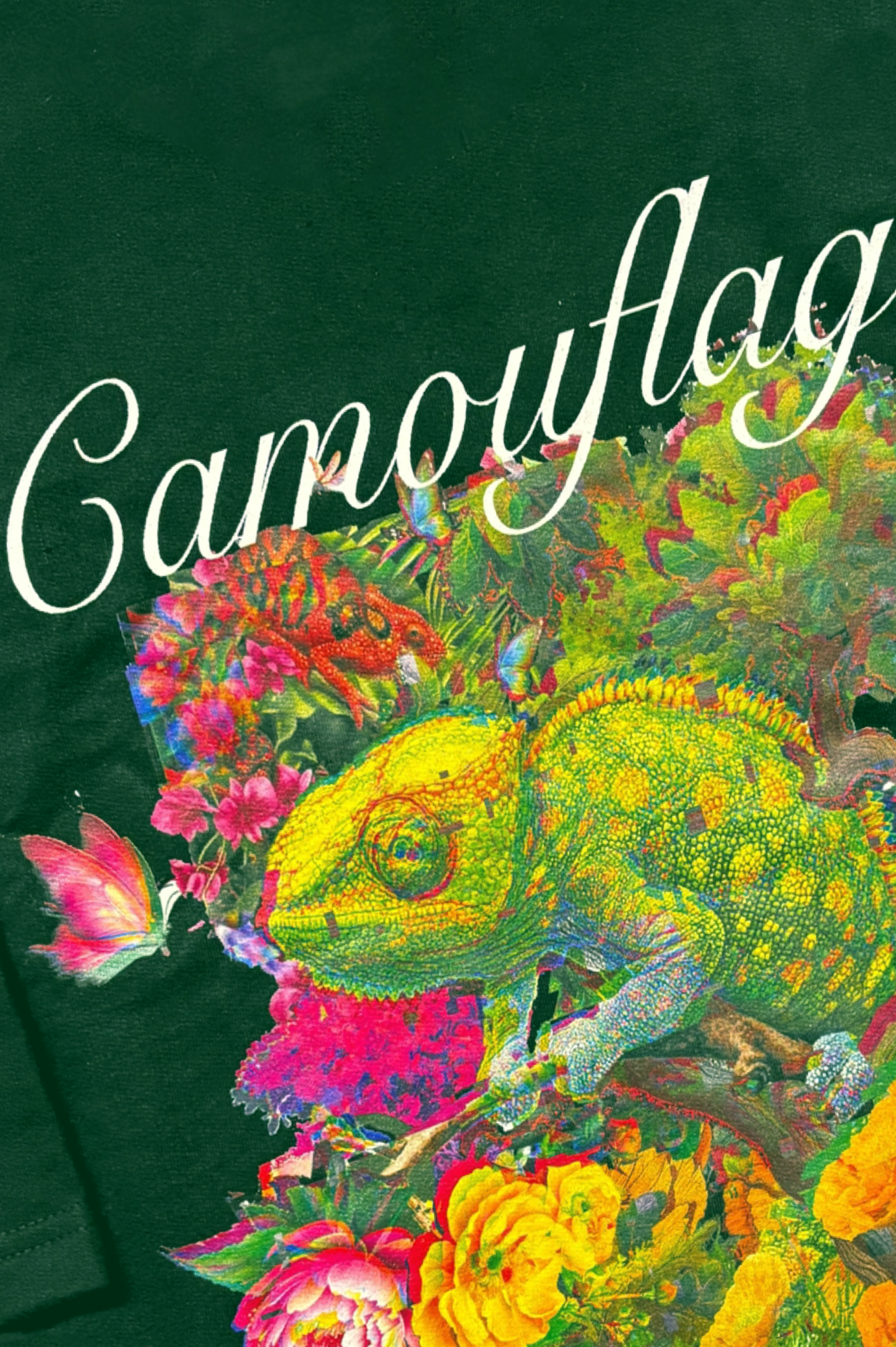 CAMOUGLITCH OVERSIZED T-SHIRT