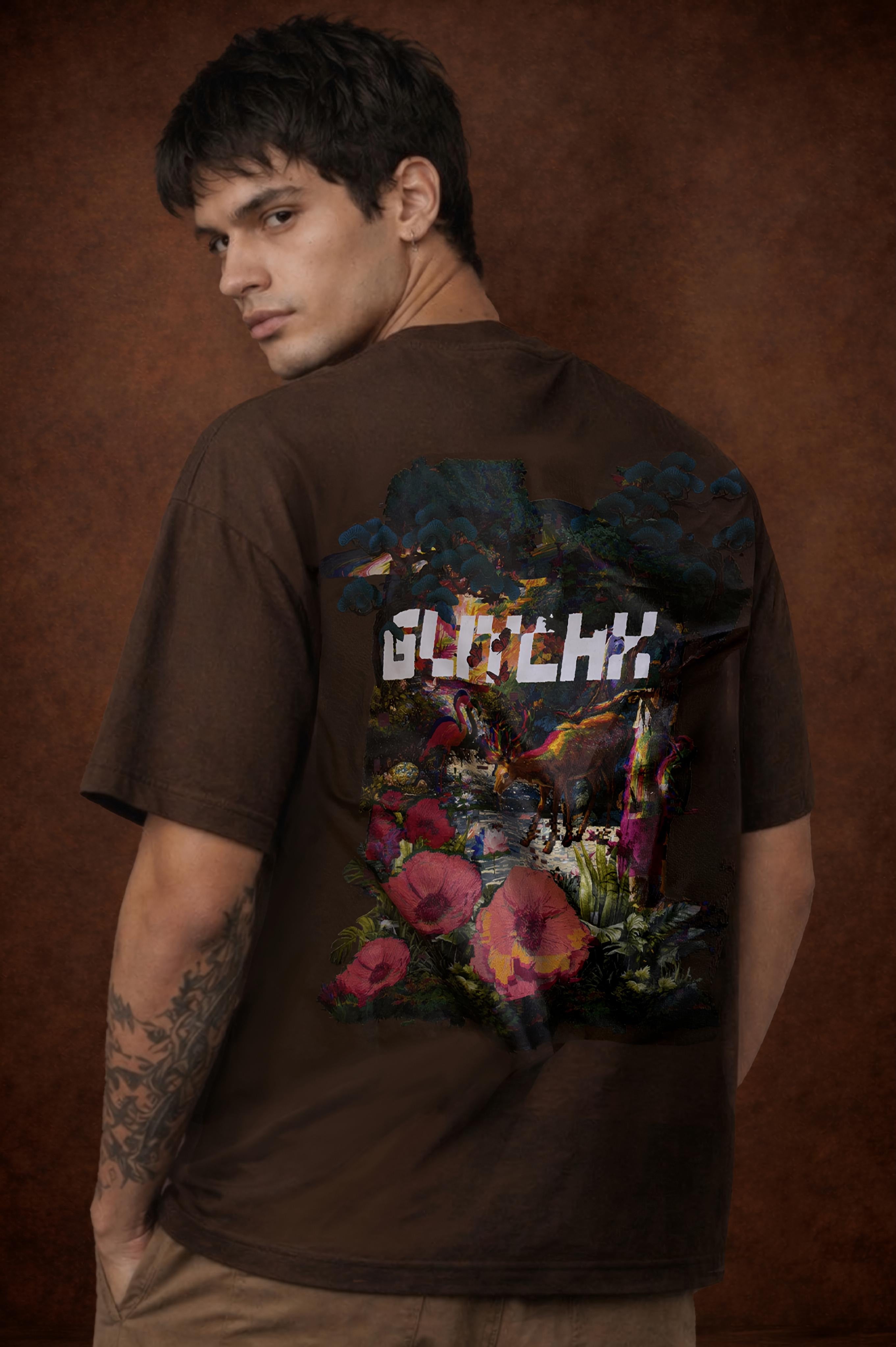 AFTERGLITCH OVERSIZED T-SHIRT