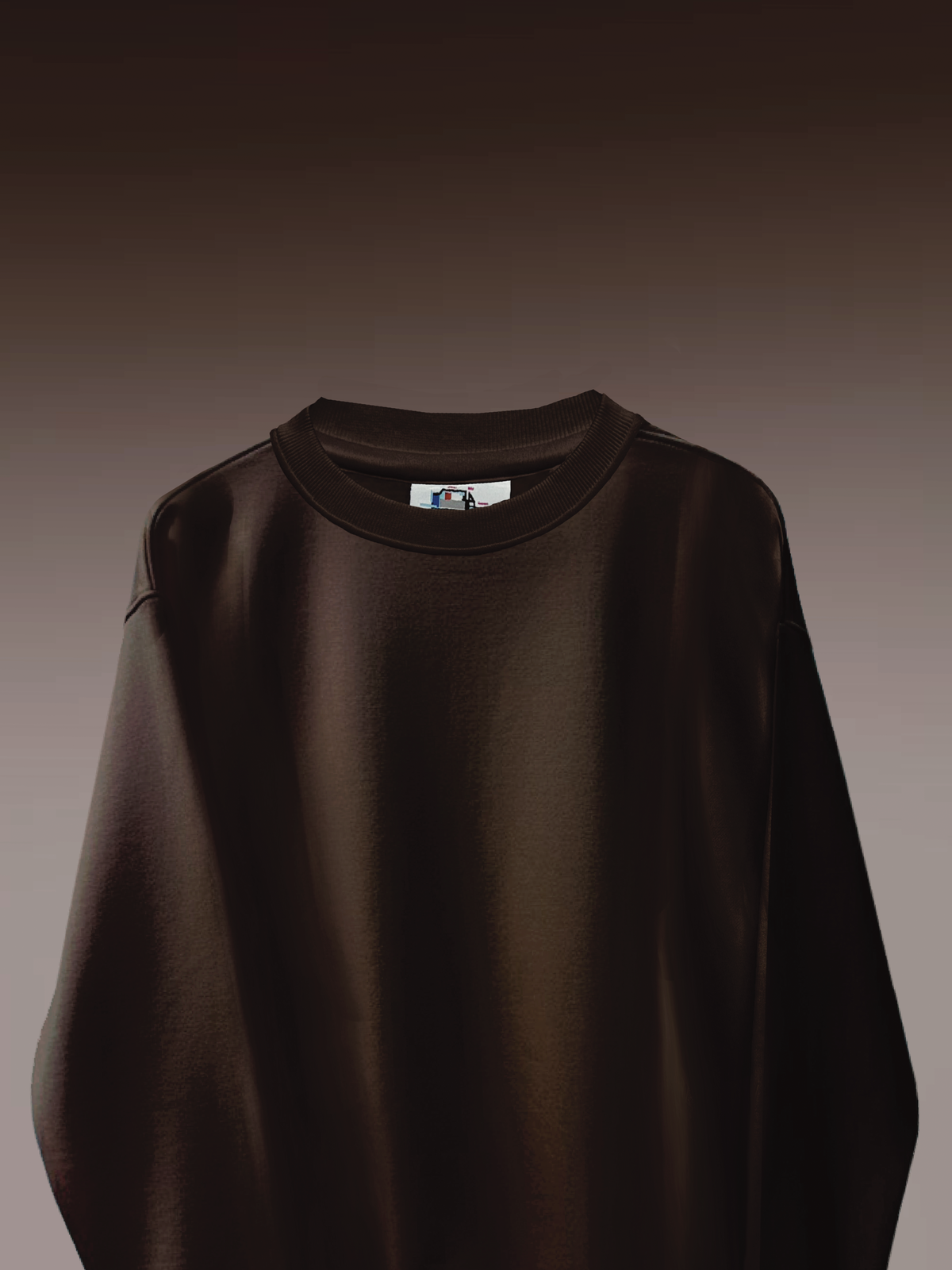 CHOCOLATE MOUSSE PLAIN SWEATSHIRT
