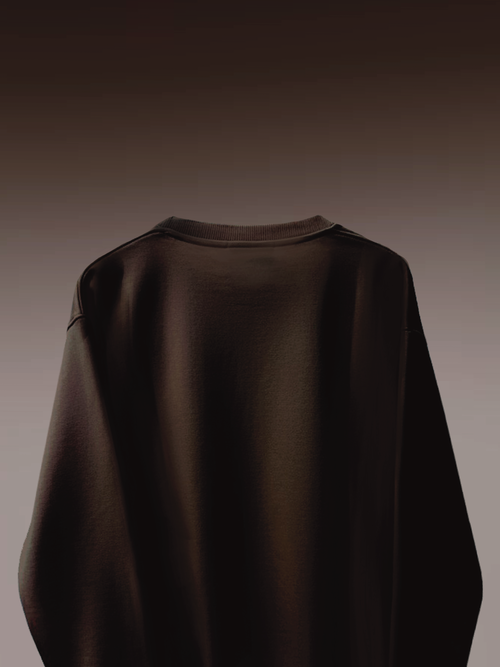 CHOCOLATE MOUSSE PLAIN SWEATSHIRT
