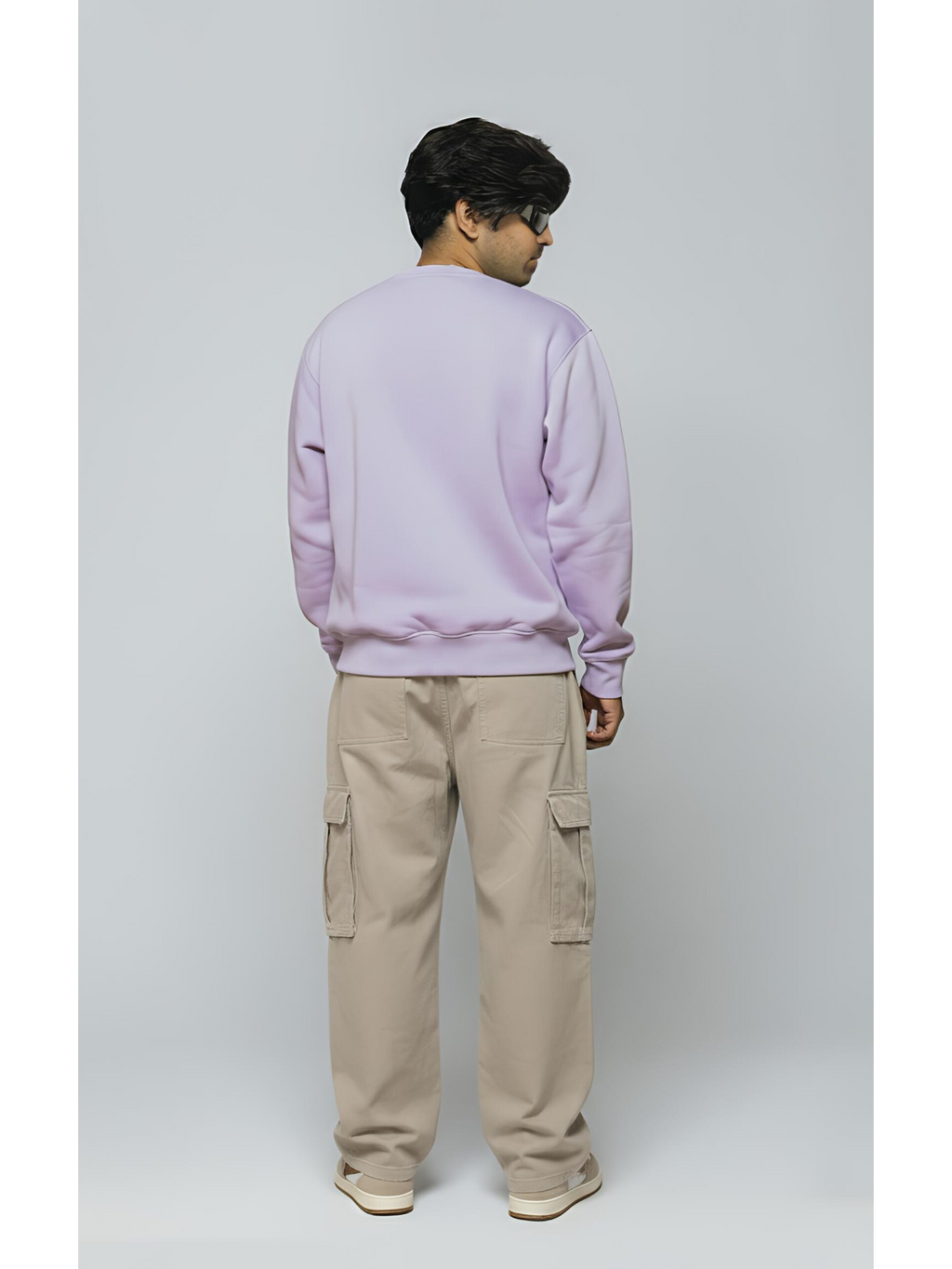LAVENDER HAZE PLAIN SWEATSHIRT