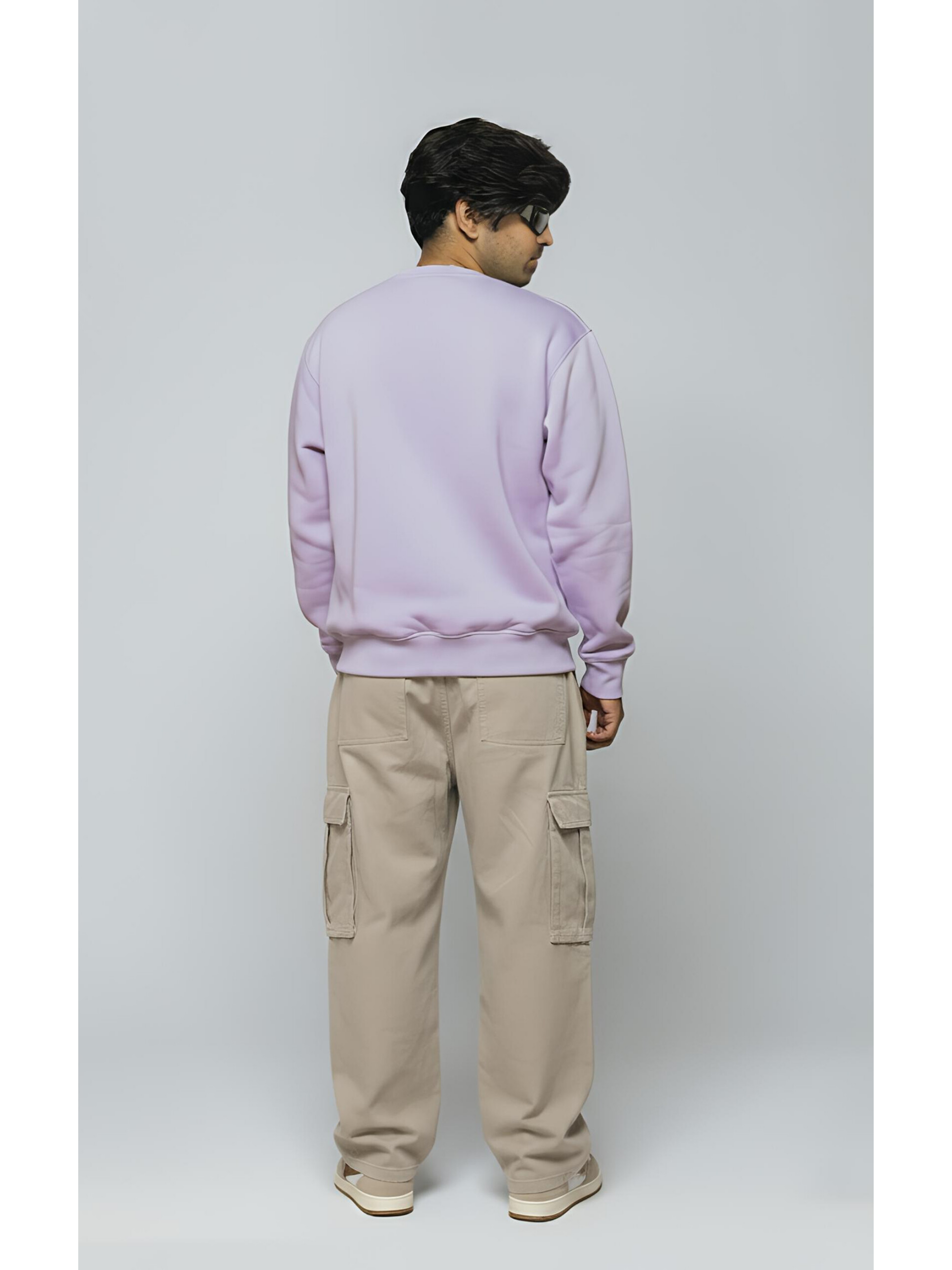 LAVENDER HAZE PLAIN SWEATSHIRT