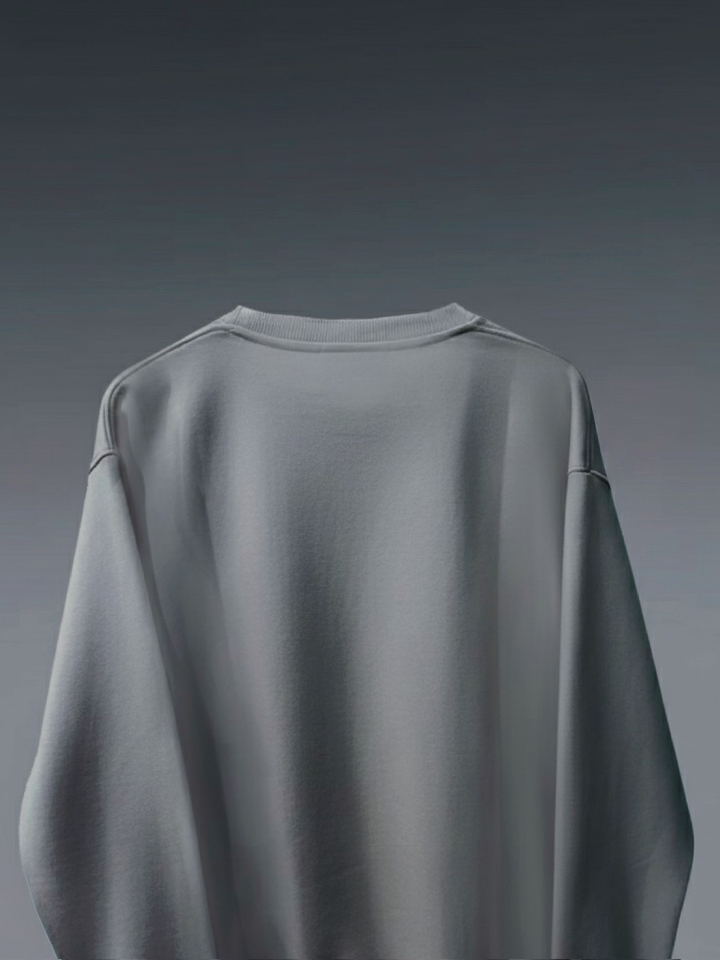 CONCRETE GREY PLAIN SWEATSHIRT