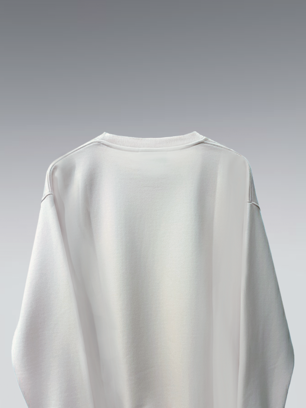 CLOUD WHITE PLAIN SWEATSHIRT