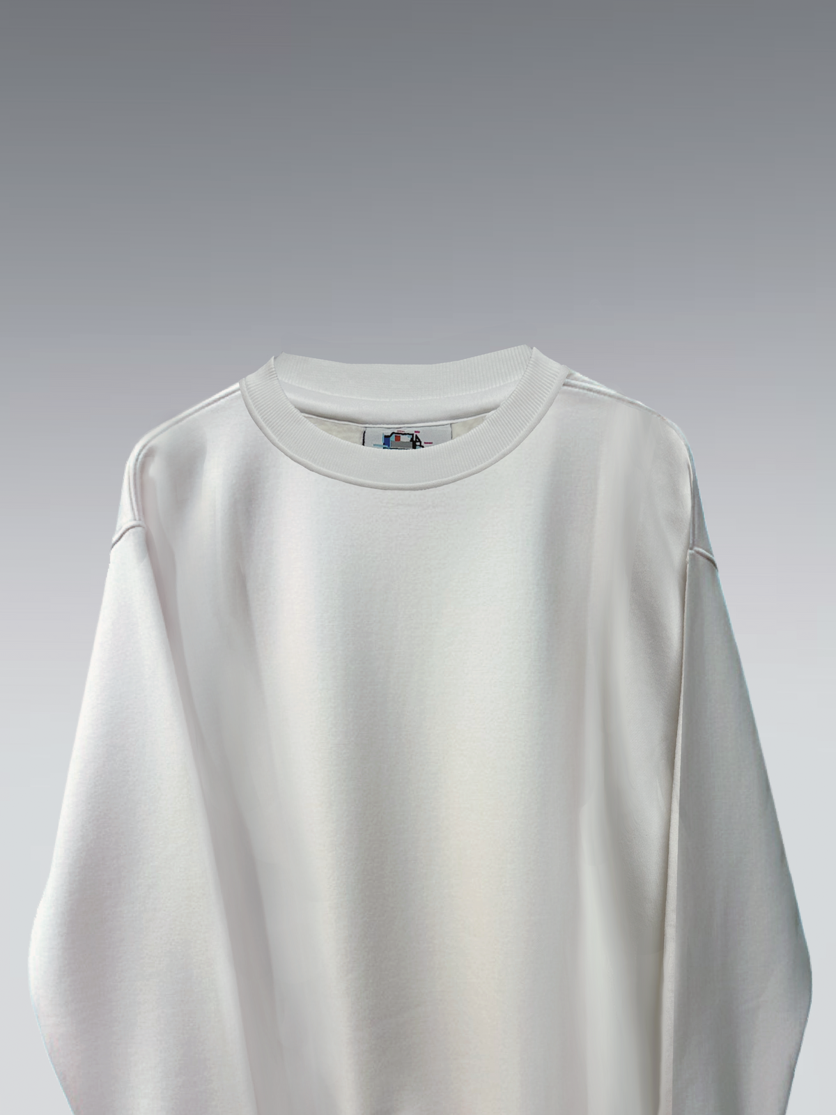 CLOUD WHITE PLAIN SWEATSHIRT