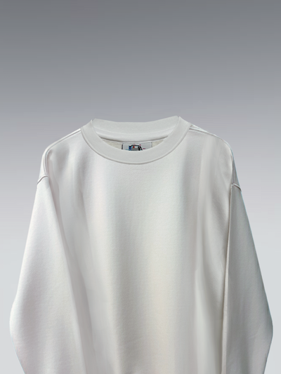CLOUD WHITE PLAIN SWEATSHIRT